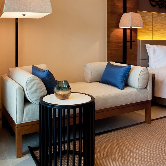 نوعية جيدة الحديثة غرفة نوم فندق مجموعة من كبار الصين الضيافة الأثاث / عقد الأثاث الموردين